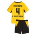 Borussia Dortmund Nico Schlotterbeck #4 Barnkläder Hemma matchtröja till baby 2026-27 Kortärmad (+ Korta byxor) Billigt Borussia Dortmund Nico Schlotterbeck #4 Barnkläder Hemma matchtröja till baby 2026-27 Kortärmad (+ Korta byxor) Billigt
